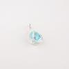 Pear Sky Blue Topaz Gemstone 925 Sterling Silver Jewelry CZ Minimalist Pendant CZP-7-3