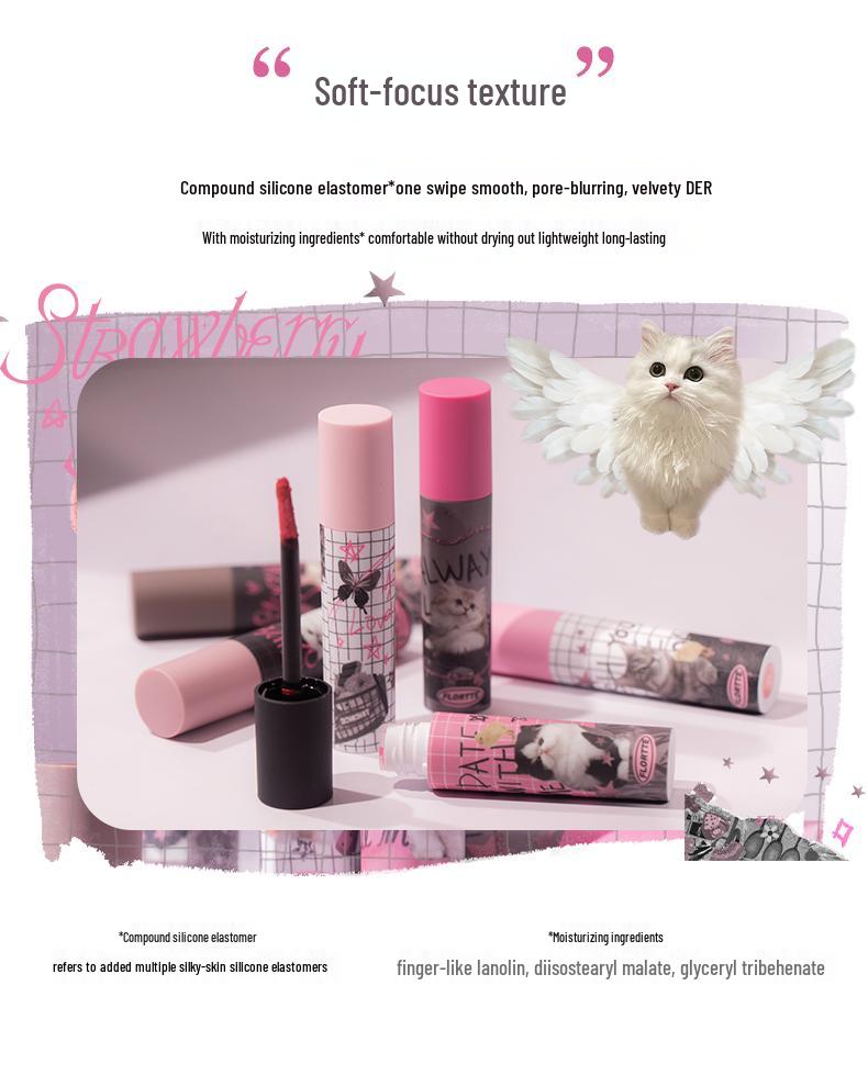 FLORTTE/Flower Knows Lilia Pudding Lip Cream: Matte, Transfer-Resistant Lip Glaze