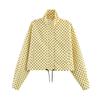 Women’s Polka Dot Long Sleeve Cardigan and Shorts Set 2025 Spring Summer Two-Piece Outfit Casual Slim Fit