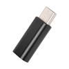 Aluminum Alloy Type C To 3.5mm Audio Adapter Cable Headphone Adapter Connector (Black)