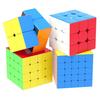 MoYu Meilong Cube Competition Levels No MFJS Meilong 5x5 Cube Series of Set, 2-5, Stickers, 2x2, 3x3, 4x4, (Set 4)