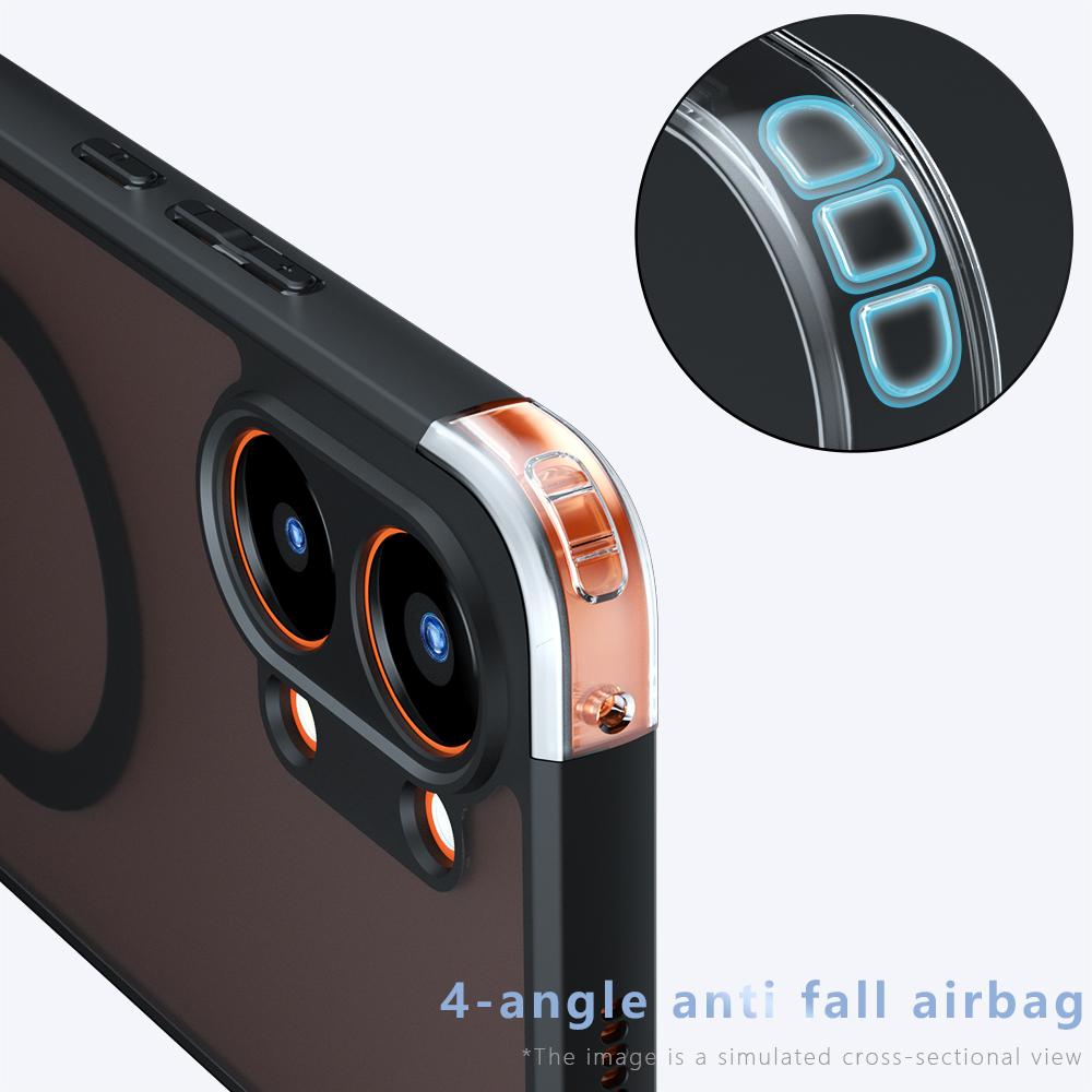 For Poco X8 Pro Max Case Skin Friendly Magnetic Matte Frosted Translucent Airbag Drop-proof Non-yellowing Anti-Fingerprint Cover