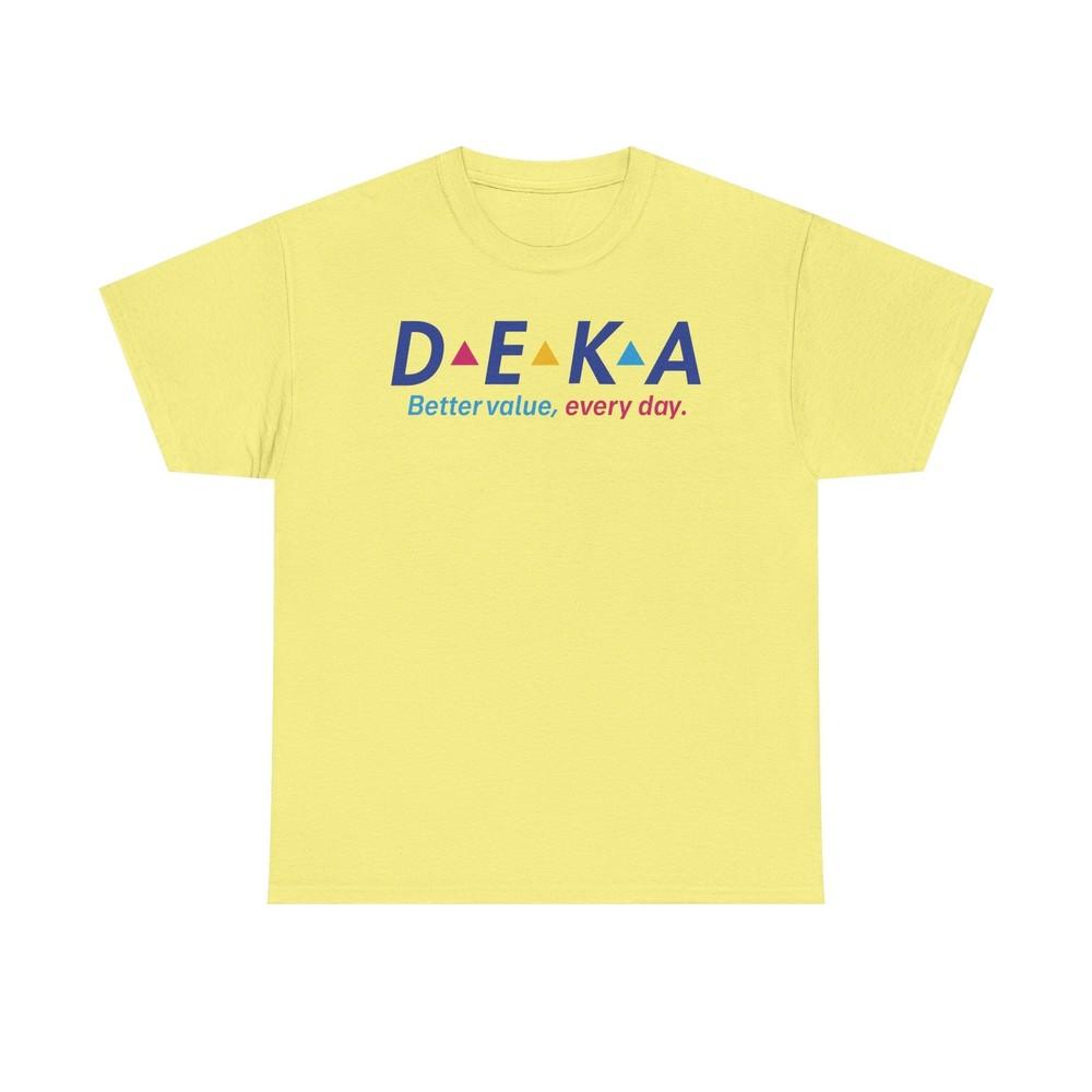 

DEKA Better Value Every Day Vintage Logo T-Shirt 3XL