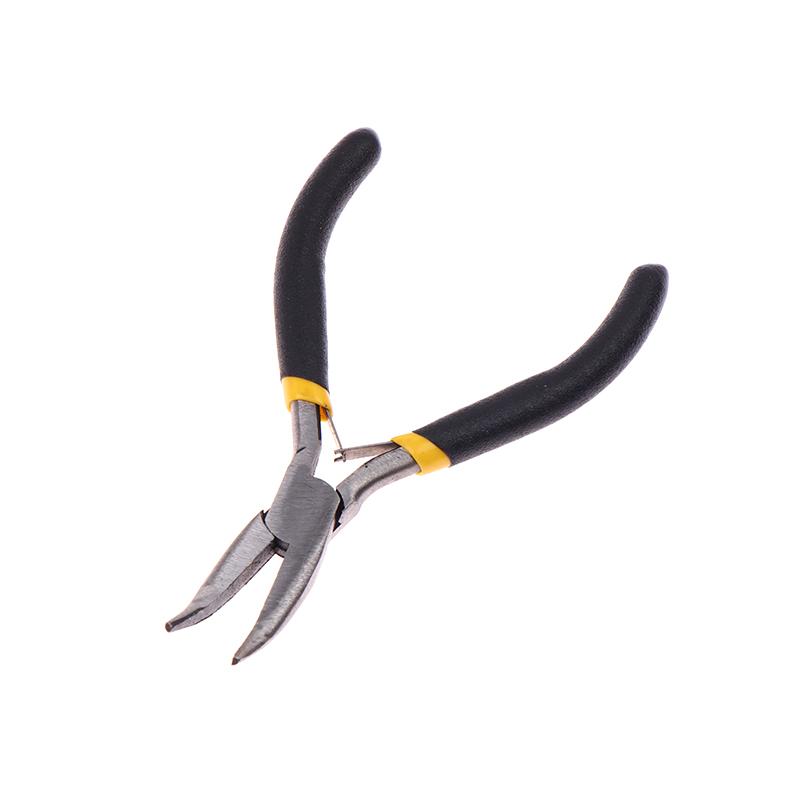 Portable Durable Carbon Steel Forging Jewellery Pliers Light Weight Mini Pliers Hand Tools Round Flat Long Nose Pliers