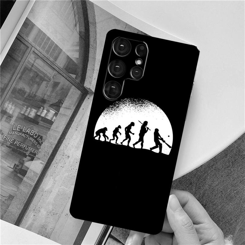 

Love Cricket Heart Cricket Player Phone Case For Samsung Galaxy S25 Ultra S9 S10 S20 S22 S21 Plus S23 FE S24 Ultra Full Cover Note 20 Ultra