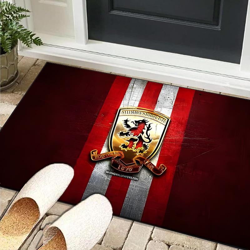 1PC rug Red Lion Football Club Carpet, Chair Rug,Area Rug for Office Bedroom living rooms bedroom, Doormat decor Christmas fan gifts