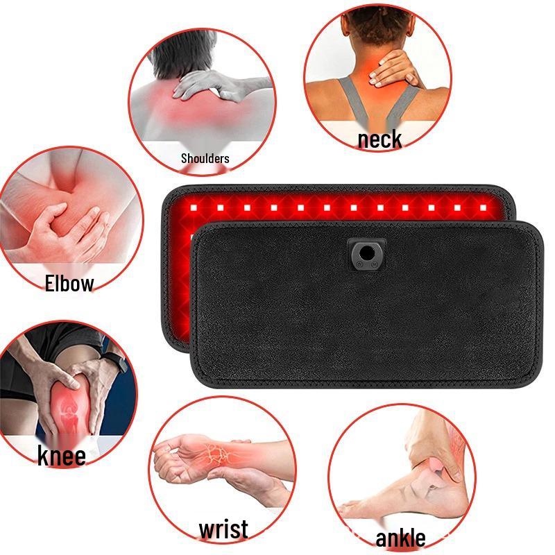 60-Bead Red Light Therapy Belt: Waist, Knee, Leg, Shoulder & Abdomen Warmer