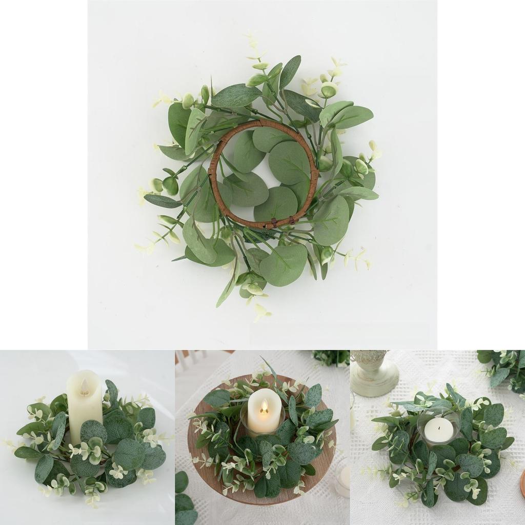 Faux Eucalyptus Garland Wedding Decor With Silk Screen Print For Home And Outdoor Use
