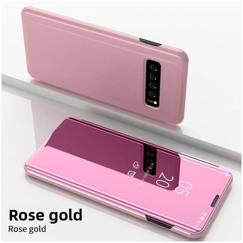 S20 For Galaxy Fe Mirror Touch Flip Phone Protective Case Daily Use