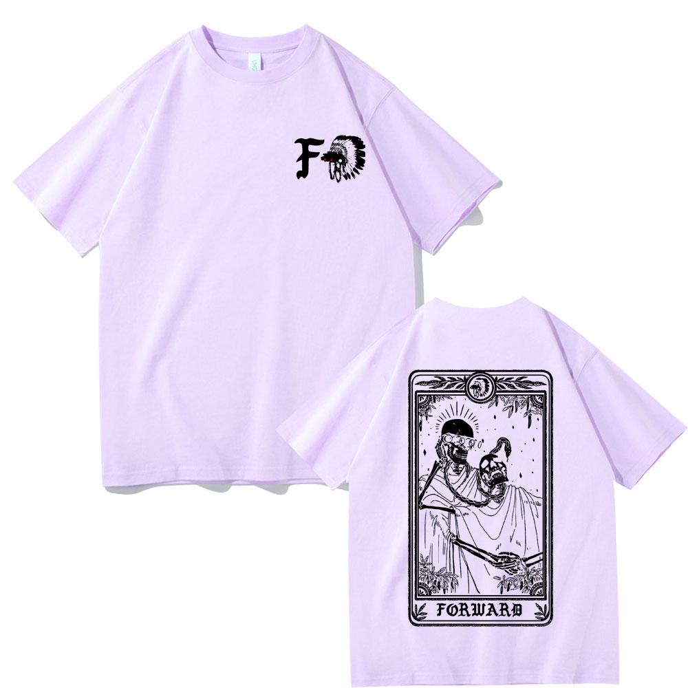 Forward Observations Group Skelett Grafik T-Shirt Herren Rock Oversized T-Shirts Unisex Mode Streetwear Unisex Damen Gothic T-Shirt