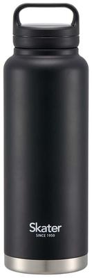 Bottiglia in acciaio inox da 1200 ml con manico a vite Skater nero termico/freddo STSC12-A