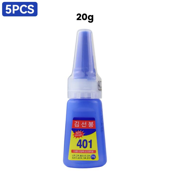 20g Strong Transparent 401 Glue Soft Shoes Manicure Repair Metal Plastic Accessories Multi-Functional Adhesive Super Glue