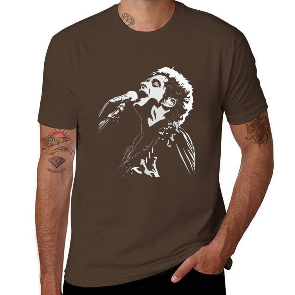 Gustavo Cerati Vector Camiseta Tshirt anime clothes tops plain t shirts men