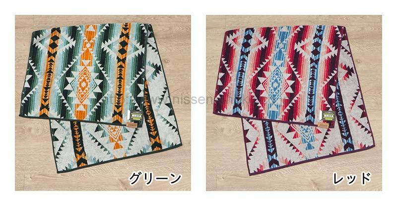 Nissen Shoko AIRINESS Instant Deodorizing Bath Scroll Towel, Pattern, Red, AR-18007_R