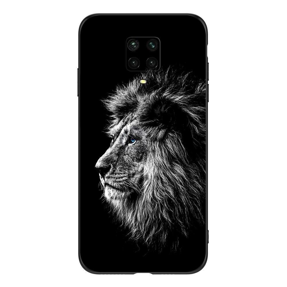 Für Xiaomi Redmi Note 9S 9pro 6,67 Zoll Hülle Für Redmi Note 9 Pro Note9S Note9Pro schwarze TPU Hülle Löwe Wolf Tiger Drache