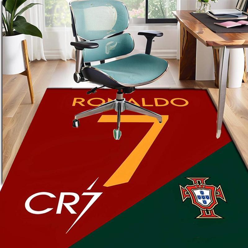 Cristiano Ronaldo Pattern Rug, Indoor/Outdoor Mat, for Picnic, Gameroom, Bedroom, Office, Living Room, Home Decor Carpet, Birthday Gift
