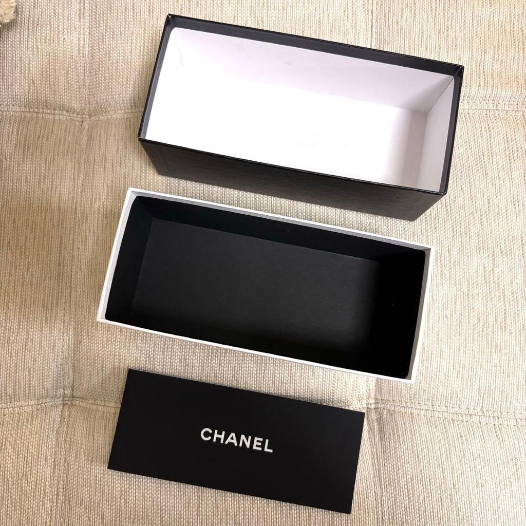 Used Limited price reduction until today chanel Chanel genuine box sunglasses box
