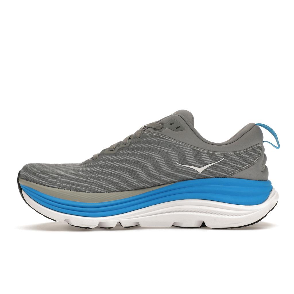 HOKA Gaviota 5 Limestone Diva Blue Tênis Masculinos Cinza 1127929-LDVB