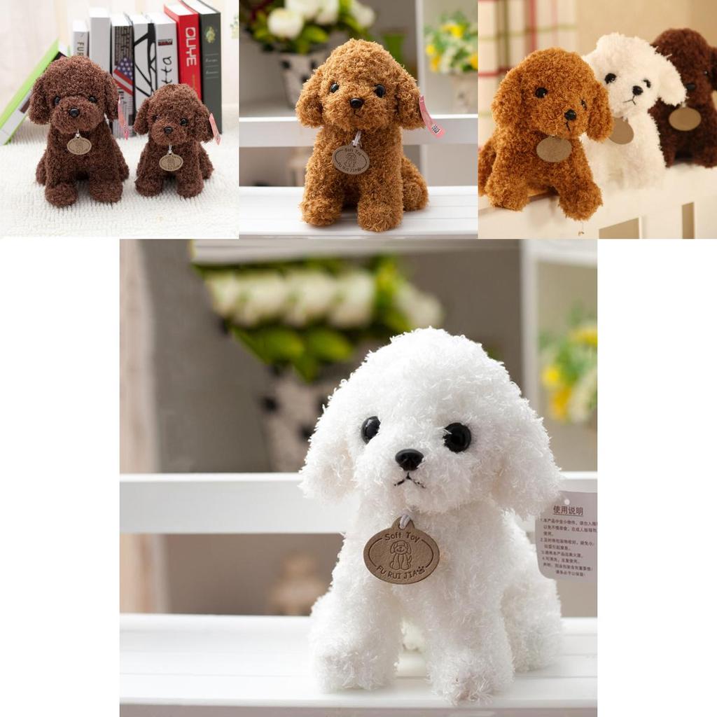 Adorable Teddy Dog Plush Small Pet Animal Stuffed Toy Perfect For Childrens Gifts