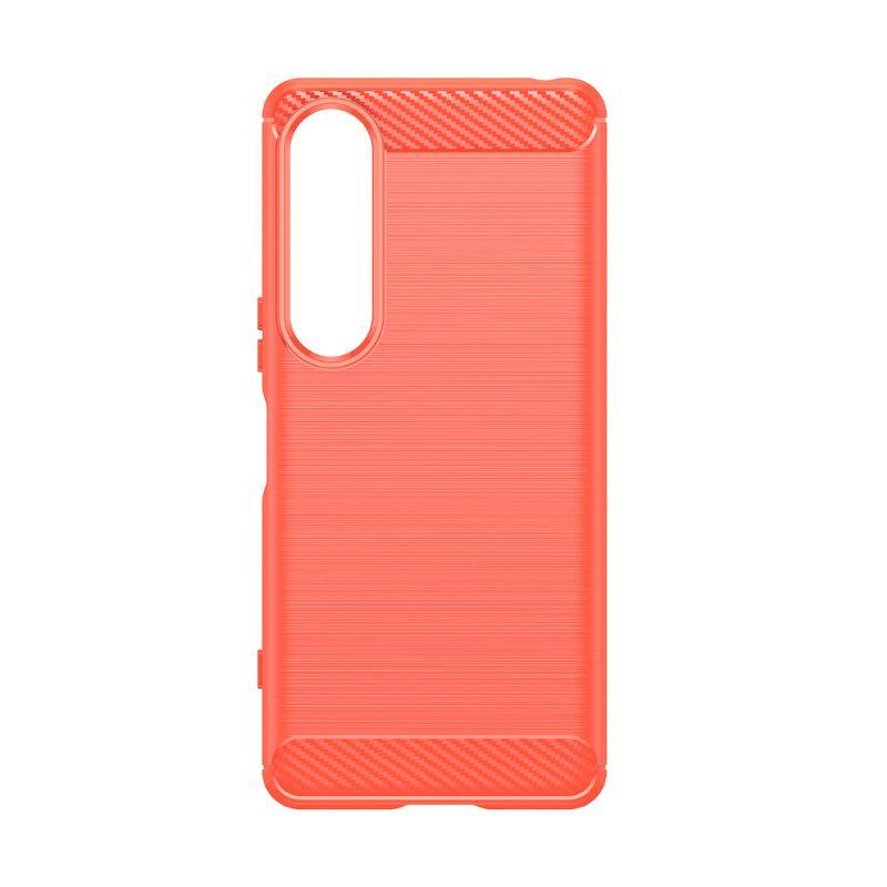 

Для Sony Xperia 1VII VI V IV III II Чехол Углеволокно Ударопрочный Силиконовый Чехол-накладка для Xperial 1 VII Чехол для телефона Sony Xperia 1 VII красный