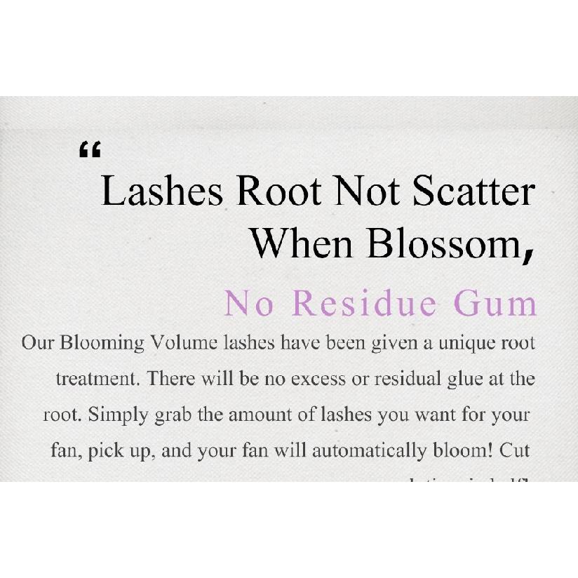 Easy Fanning Lashes 8-25mm Volume Russe Autofan Cilios Soft Professional Eyelash Extension Faux Natural Individual Eyelashes