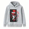 Kids Boys Girls Pullover Hoodie, Cool Cartoon Vampire Pattern Long Sleeve Casual Sweatshirt for Daily Wear