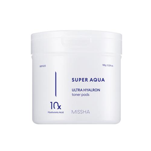 Missha Super Aqua Ultra Hyalon Cooling Toner Pads 180g