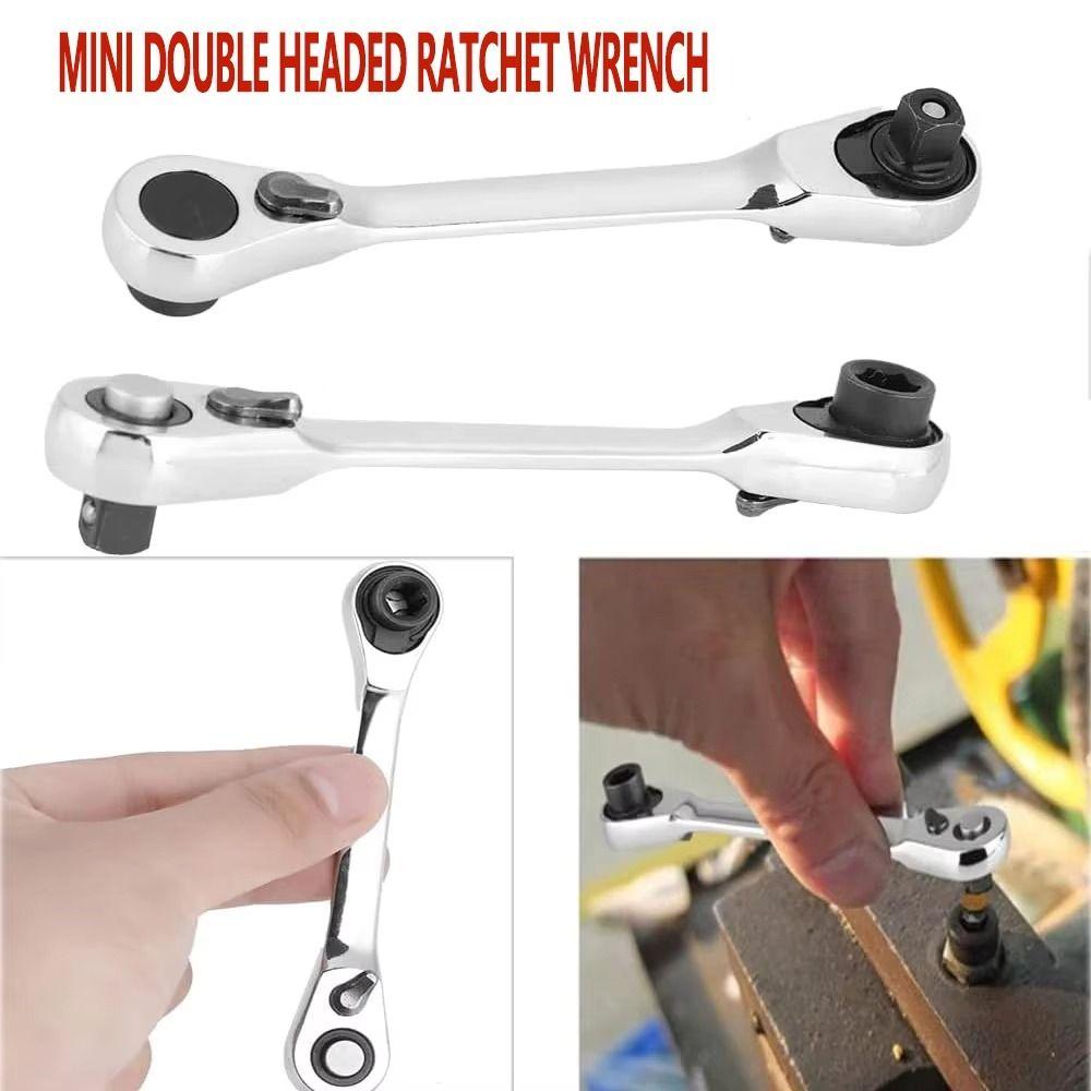 6.35 mm Mini Quick Ratchet Wrench 72 Tooth Hexagonal Ratchet Wrench Hand Repair Tool