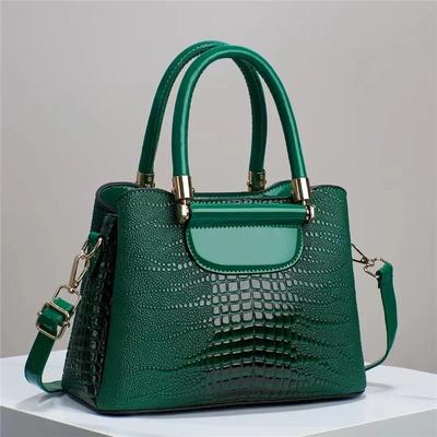 Luxury Brand Designer Women'S Handbag with Large Capacity Crocodile Pattern Shoulder Bag Classic Retro Crossbody Bag Tote Bag