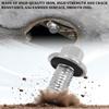 M12*1.75 Magnetic Oil Drain Plug with 5PCS Rubber Crush Washer Oil Pan Drain Plug Gasket, Stainless Steel Sump Drain Nut Bolt Anti Leakage