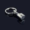 Engine Silvery Metal Piston Car Keychain Keyfob Fob Key Chain Ring Keyring Gifts