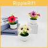 Chrysanthemum Realistic Faux Potted Plant Durable Indoor Home Decor Wedding