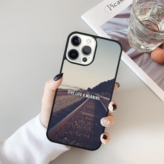 Travel mountain sea beach quotes Cover For iPhone 17 Air 15 16 14 13 12 Pro Max 11 Pro Max Plus Phone Case Coque