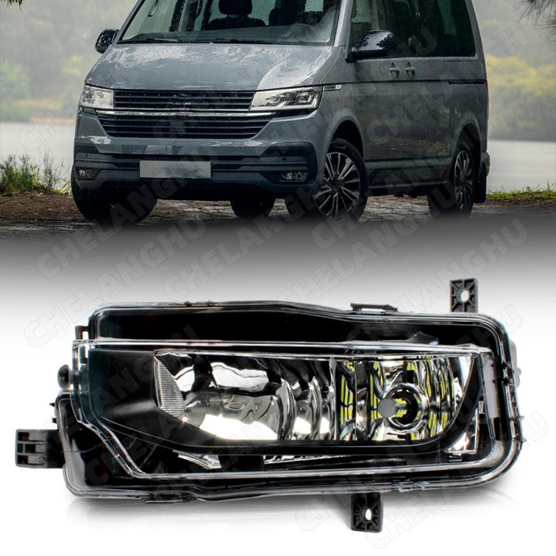 

Ліва Сторона Для VW Transporter Multivan Caravelle T6 T7 2016 2017 2018 Авто-Стайлінг LED Протитуманна Фара Протитуманне Світло Сертифікована E-Mark E24