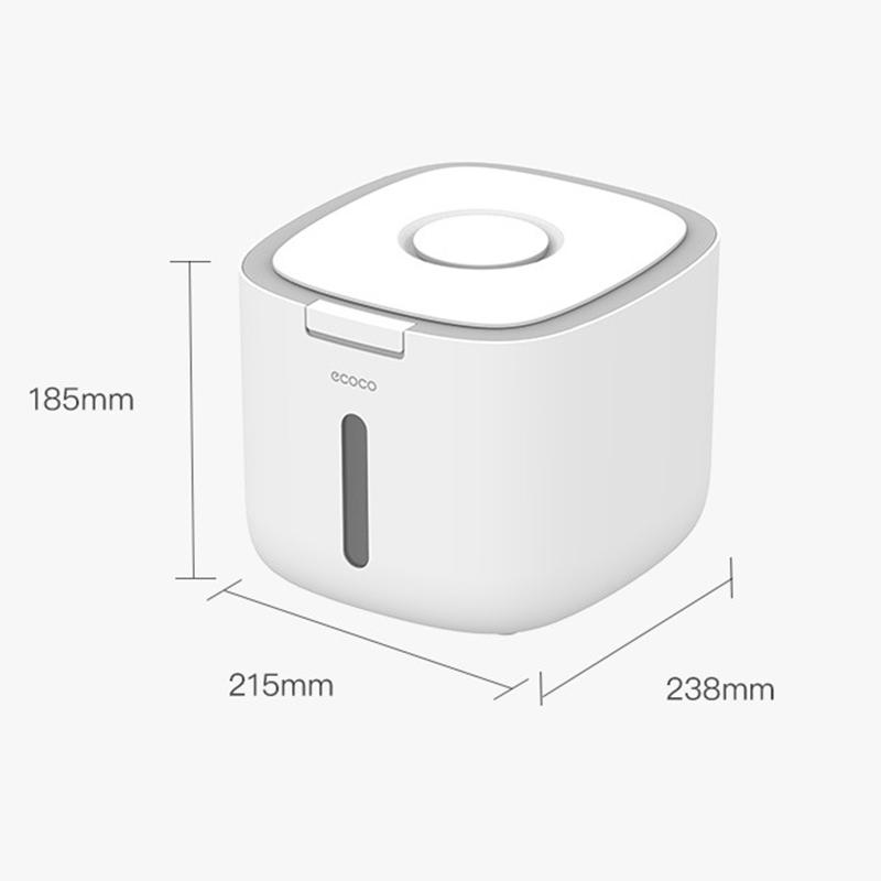 5/10 kg Kitchen Collection Nano kbelík Nádoba na skladování rýže Výklopná nádoba Nádoba na skladování potravin Uzavřená nádoba na rýži