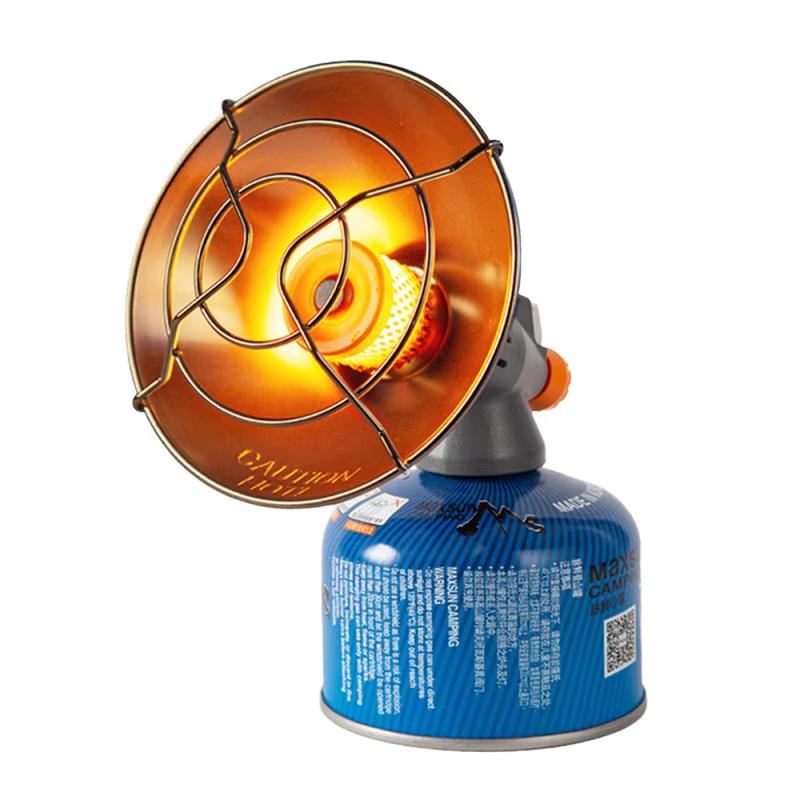 Outdoor Camping Portable Stainless Steel Mini Gas Heater Winter Fishing DurableTent Stove for Ice Fishing Metal Camping Tool