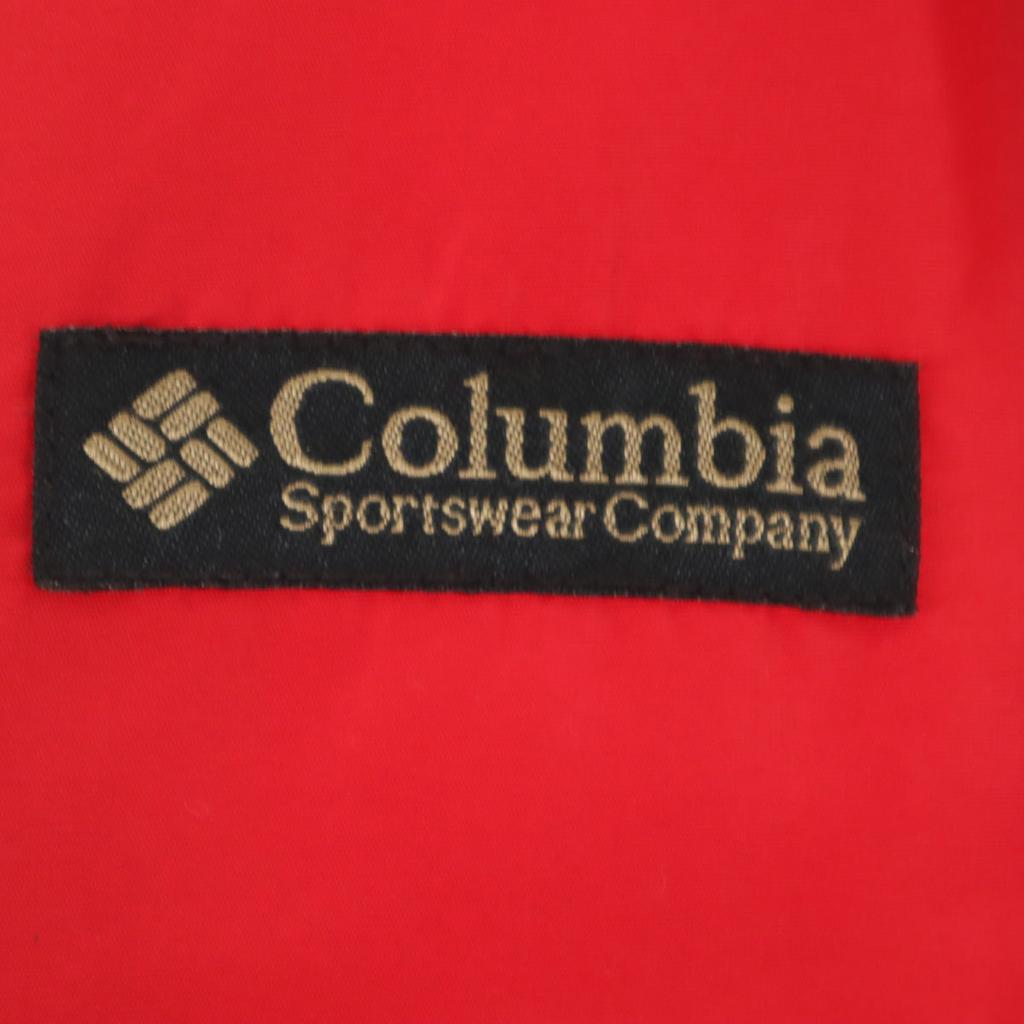 Columbia 90s Old Coach Jacket M Red Outdoors Men's Used