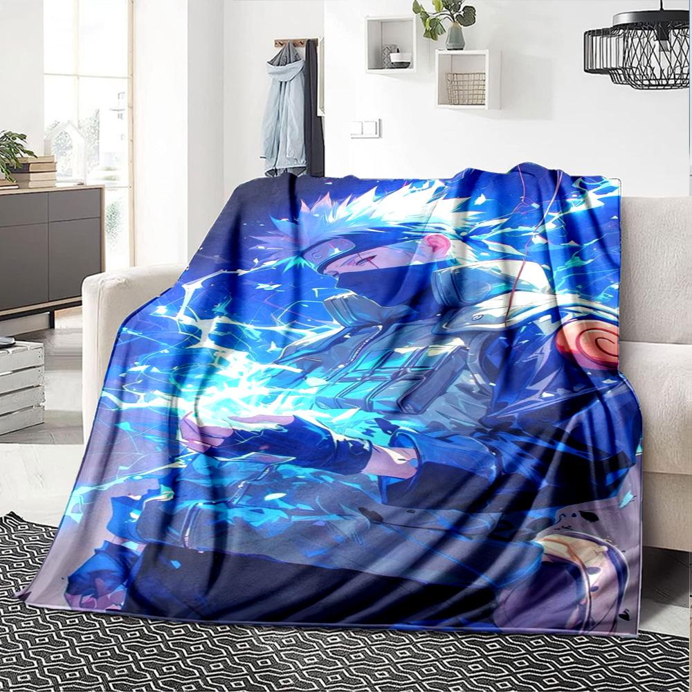 Naruto Blanket Comfortable Great for Bedding Picnics Bed for All Seasons Warmthful Decor Unique Gift for Family and Friends Camping