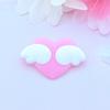 20pcs Cute Mini Cartoon Little Wings Of Love PVC Flexible Glue Flat Back DIY Scrapbook Embellishment Phone Craft Decoration