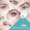 Magnifying large makeup easy to gift for clear glass, 20x/1x, 360° rotation, double-sided mirror, install, travel, women,