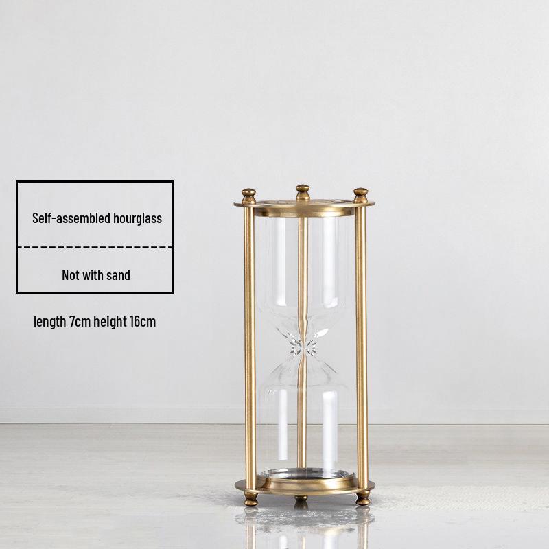 Creative Retro Hourglass Toothbrush Timer with Flowing Sand