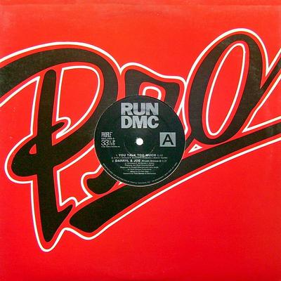 12inch Record RUN-DMC - You Talk Too Much / Daryll & Joe (K PRO70690 Profile Records 1995 US Rap & Hip-Hop/R&B Used