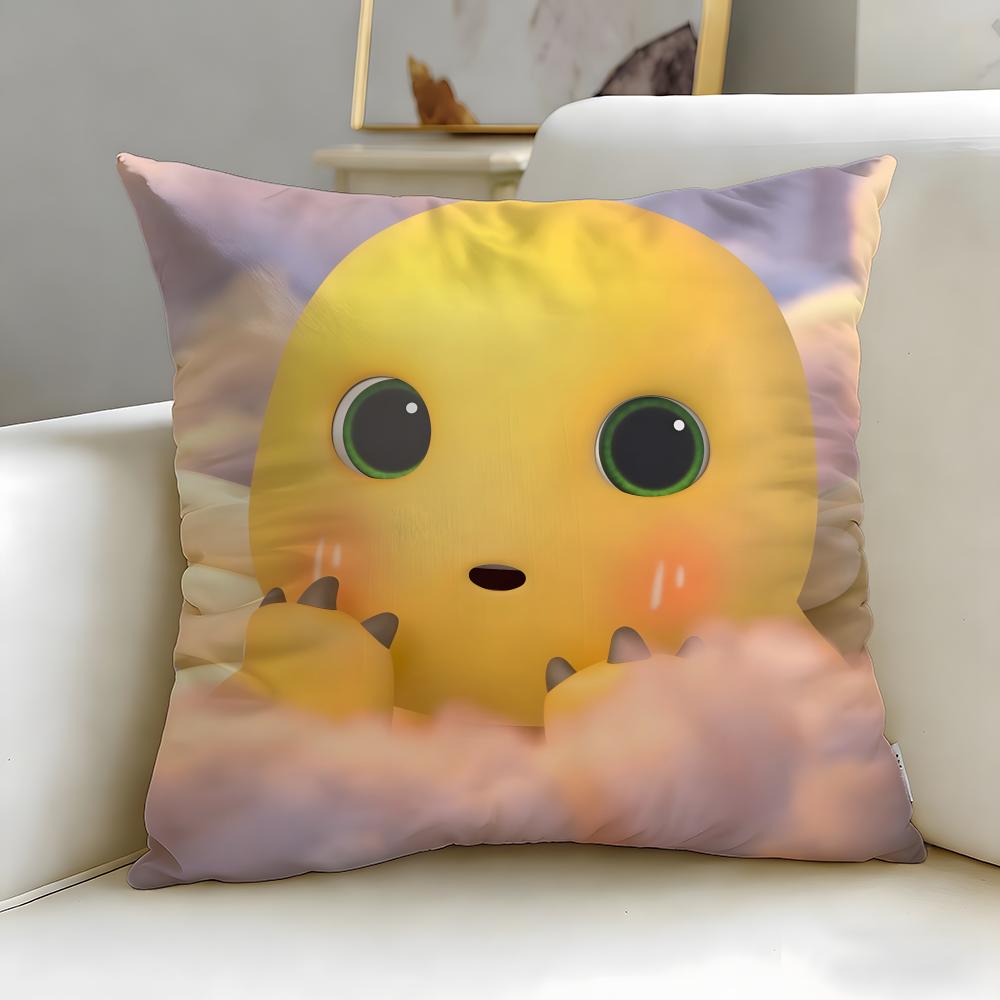 Beliebte Cartoon Nailong Kissenbezug Weich & Leicht zu Waschen Kissenhülle – Vielseitig für Sofa, Bett, Reise und Büro