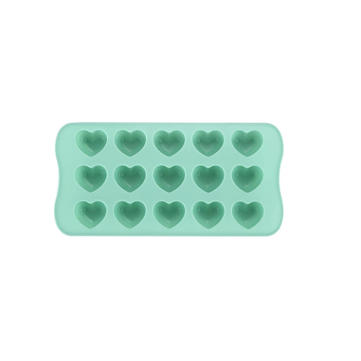 

1шт/2шт 15 отверстий Love Chocolate Mold Пищевой силикон Высокотемпературная устойчивая форма для выпечки торта Инструмент