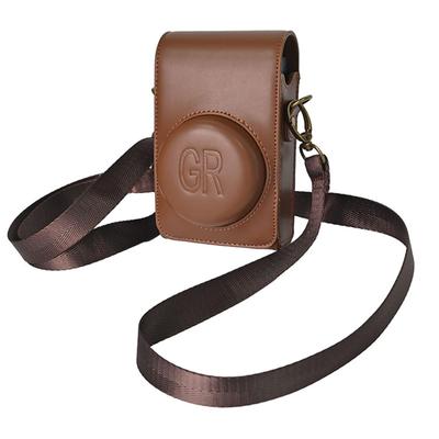 Digitalkamera-Tasche für RICOH SONY Kompakte Digitalkamera-Tasche mit Tragegurt [WOORII] GR3/GR 3x/GR 2, ZV1F/ZV1/ZV-1, DSC-RX100M7/RX100 Serie, (Dunkel