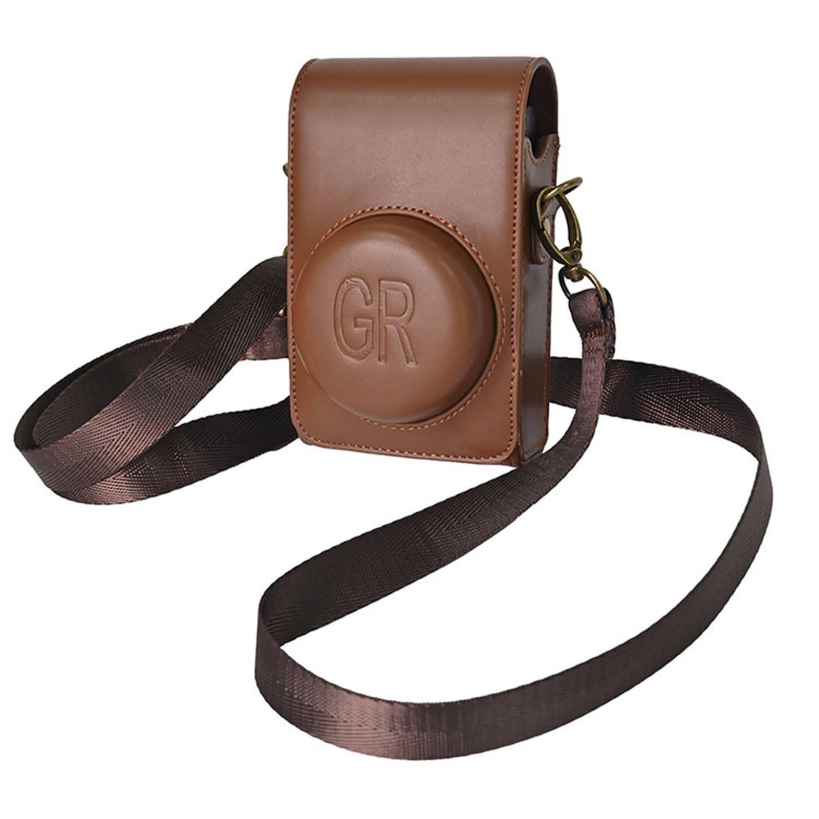 

Digital Camera Case for RICOH SONY Compact Digital Camera Case with Strap [WOORII] GR3/GR 3x/GR 2, ZV1F/ZV1/ZV-1, DSC-RX100M7/RX100 Series, (Dark