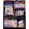 DIY Automatic Doll Machine Kids Coin Operated Play Game Mini Claw Catch Toys Crane Machines Music Doll for Christmas gifts