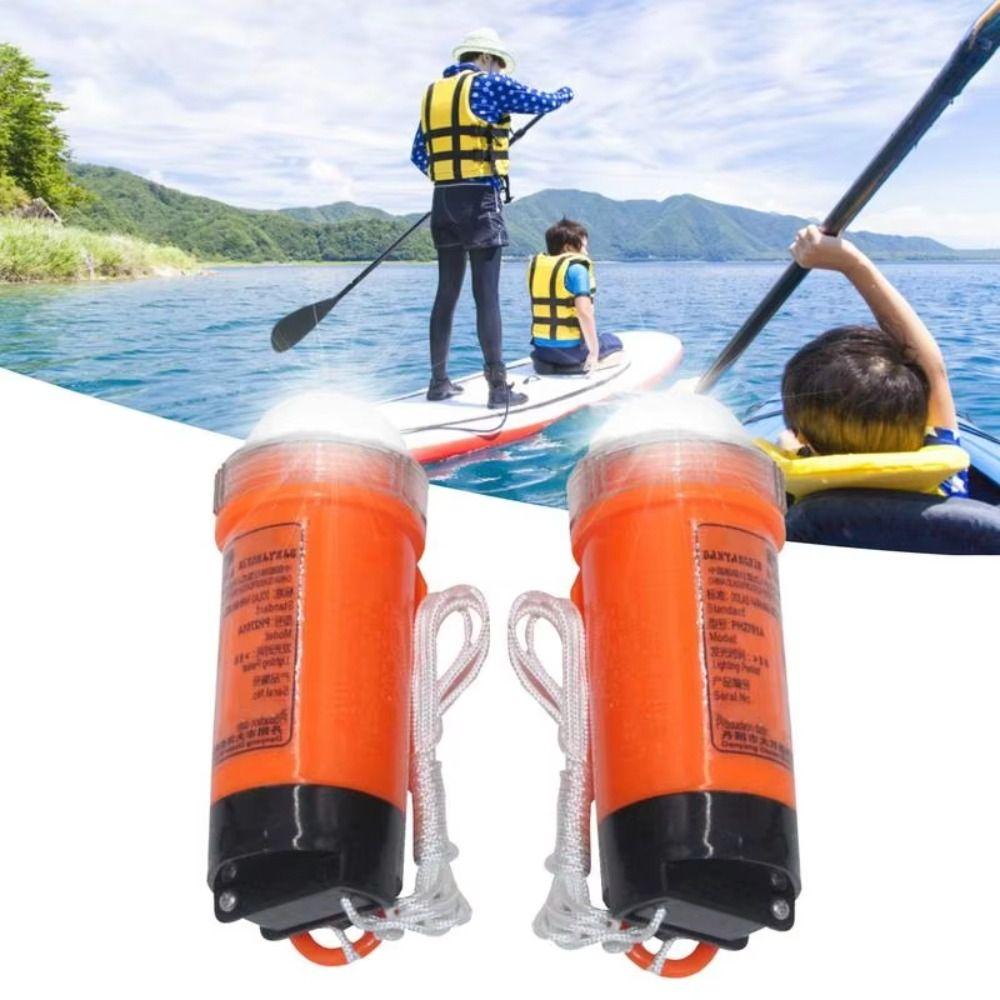 Life-saving Life Vest Light Emergency Gear Water Activated Seawater Self-Lighting Light Overboard Survival High Intensity Beam