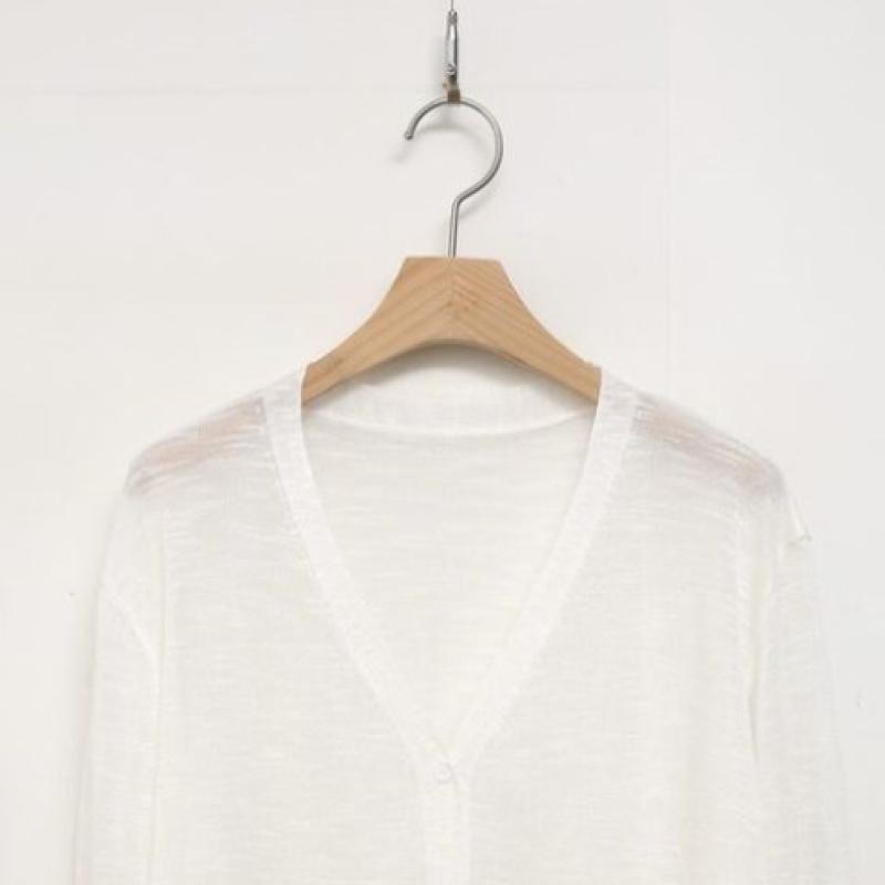 New ArriValS Open Run Women S looSe Fit V Neck Long SleeVe Sheer Cardigan ViScoS