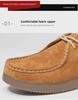 Men's Frosted Leather Soft Sole Casual Business Shoes - British Style